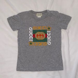 GUCCI BABY T-SHIRT WITH LOGO